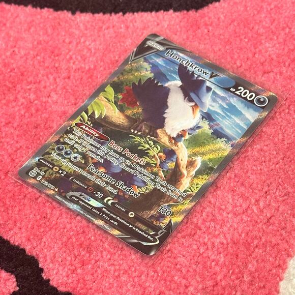 Honchkrow V #162 – Pokémon Brilliant Stars – As Pictured - Picture 3 of 6